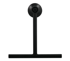 Spirella TIM sprchová stěrka s přísavkou černá / plast / 22 cm