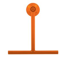 Spirella TIM sprchová stěrka s přísavkou oranžová / plast / 22 cm