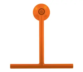 Spirella TIM sprchová stěrka s přísavkou oranžová / plast / 22 cm