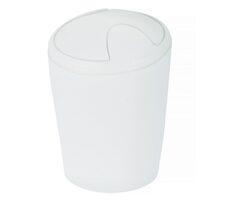 Spirella MOVE výklopný odpadkový koš 2 L bílý / plast