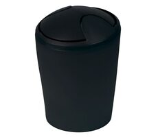 Spirella MOVE výklopný odpadkový koš 2 L černý / plast