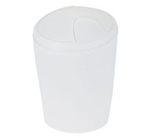 Spirella MOVE výklopný odpadkový koš 2 L ledově bílá / plast