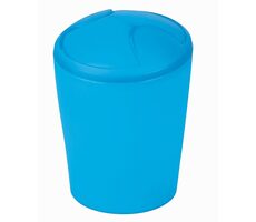 Spirella MOVE výklopný odpadkový koš 2 L modrý / plast