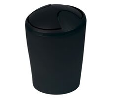 Spirella MOVE výklopný odpadkový koš 5 L černý / plast