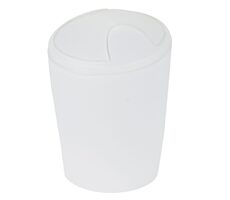 Spirella MOVE výklopný odpadkový koš 5 L ledově bílá / plast