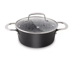 Lamart Granit Kastrol s poklicí 1.6L šedá / 18 x 8.5 cm / hliník