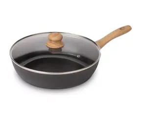 Lamart Natur Pánev s poklicí 28 cm černá / hliník