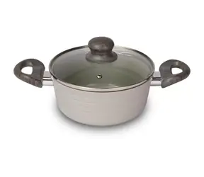 Lamart Stripe Kastrol s poklicí 1.6L šedá / 18 x 8.5 cm / hliník