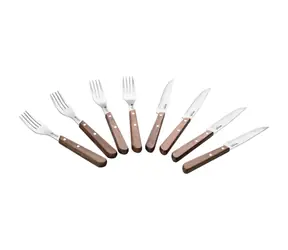 Lamart Walnut Steakový příbor 8ks / nerez
