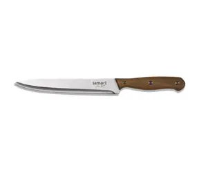 Lamart Rennes Nůž plátkovací 19 cm dřevo / nerez