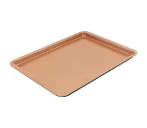 Lamart Copper Plech na pečení / 42 x 29 x 1.8 cm / ocel
