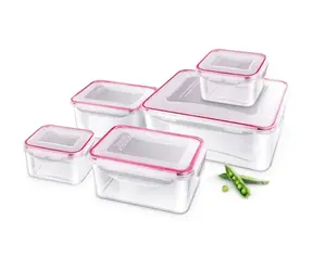 Lamart Clip Sada dóz 5ks čirá / 30 x 23 x 12cm / plast