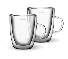Lamart Vaso Sada 2 sklenic na čaj 420ml čirá / Borosilikátové dvojité sklo