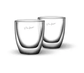 Lamart Vaso Sada 2 sklenic na Espresso 80ml čirá / Borosilikátové dvojité sklo