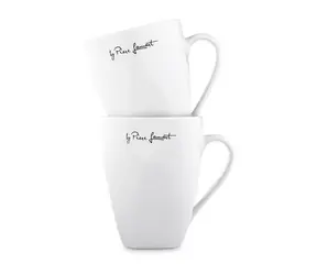 Lamart Dine Sada hrnků 2ks 350ml bílá / porcelán