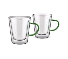 Lamart Vaso Sada sklenic na čaj 2ks 300ml zelená / sklo