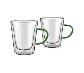 Lamart Vaso Sada sklenic na čaj 2ks 300ml zelená / sklo