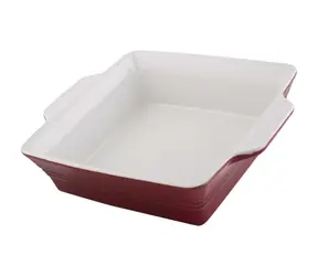 Lamart Casa Zapékací mísa čtvercová 2.6l červená / keramika