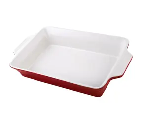 Lamart Casa Zapékací mísa obdélníková 2.5l červená / keramika