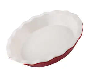 Lamart Casa Zapékací mísa kulatá 1.2l červená / keramika
