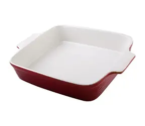 Lamart Casa Zapékací mísa obdélník 2.2l červená / keramika