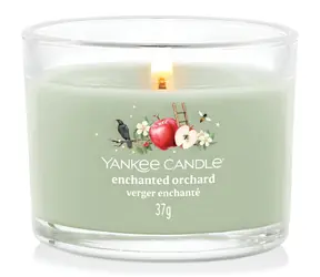 Yankee Candle votivní svíčka plněná ve skle Enchanted Orchard