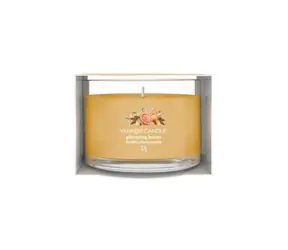 Yankee Candle votivní svíčka plněná ve skle Glistening Leaves