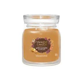 Yankee Candle Golden Pumpkin Signature střední