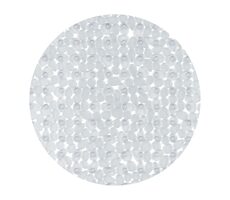 Rozbaleno - Spirella RIVERSTONE protiskluzová kulatá podložka do sprchy průhledná / PVC / 57 cm / rozbaleno