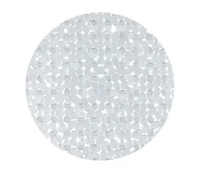 Rozbaleno - Spirella RIVERSTONE protiskluzová kulatá podložka do sprchy průhledná / PVC / 57 cm / rozbaleno