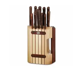 VICTORINOX Blok s 11 noži Wood bukové dřevo