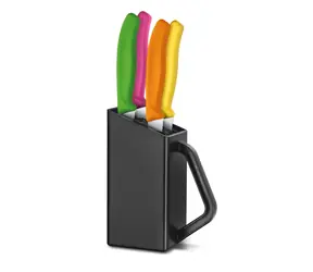 VICTORINOX Blok s noži na steaky a pizzu Swiss Classic 4 ks