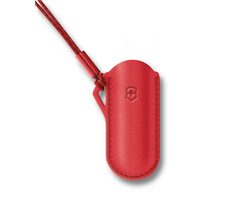 VICTORINOX Kožené pouzdro pro kapesní nůž Classic Style Icon červená