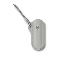 VICTORINOX Kožené pouzdro pro kapesní nůž Classic Mystical Morning šedá