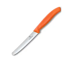 VICTORINOX Nůž na rajčata Swiss Classic 11 cm oranžová