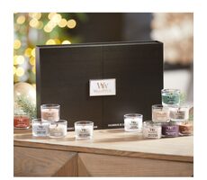 WoodWick luxusní vánoční dárková sada 12 vůní