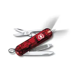 VICTORINOX Kapesní nůž Signature Lite červený transparentní