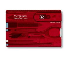 VICTORINOX Karta SwissCard červená v blistru