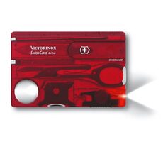 VICTORINOX Karta SwissCard Lite červená v blistru