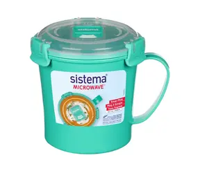 Sistema Microwave Soup mug Hrnek na polévku 656 ml mátová