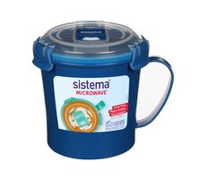 Sistema Microwave Soup mug Hrnek na polévku 656 ml modrá