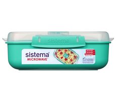 Sistema Microwave Rectangle Krabička na ohřev jídla 1.25 l mátová