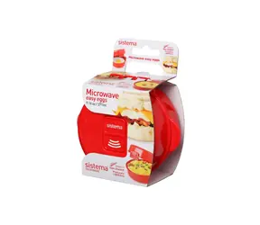 Sistema Microwave easy eggs Dóza na vaření vajec 271 ml červená