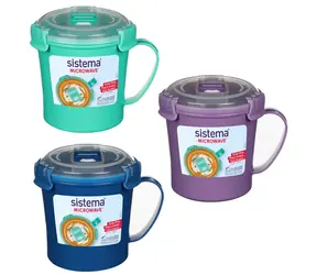 Sistema Microwave soup mug Hrnek na polévku 656 ml mix barev