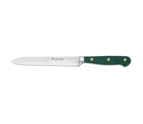 Wüsthof Nůž na uzeniny Classic Colour 14 cm Fresh Rosemary / vlnkované ostří 
