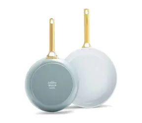 GreenPan sada dvou nepřilnavých keramických pánví Padova 20 cm + 28 cm zelená