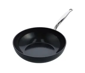 GreenPan Nepřilnavá keramická wok pánev Barcelona Pro 28 cm černá