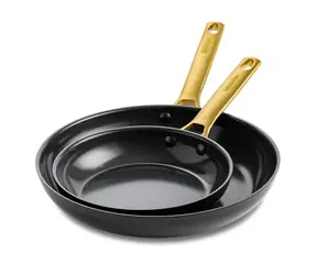 GreenPan Sada 2 nepřilnavých keramických pánví Padova Reserve 20 cm + 26 cm černá