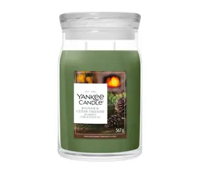 Yankee Candle Balsam & Cedar Fireside Signature Velký