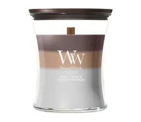 WoodWick Trilogy Radiant Cashmere svíčka střední
